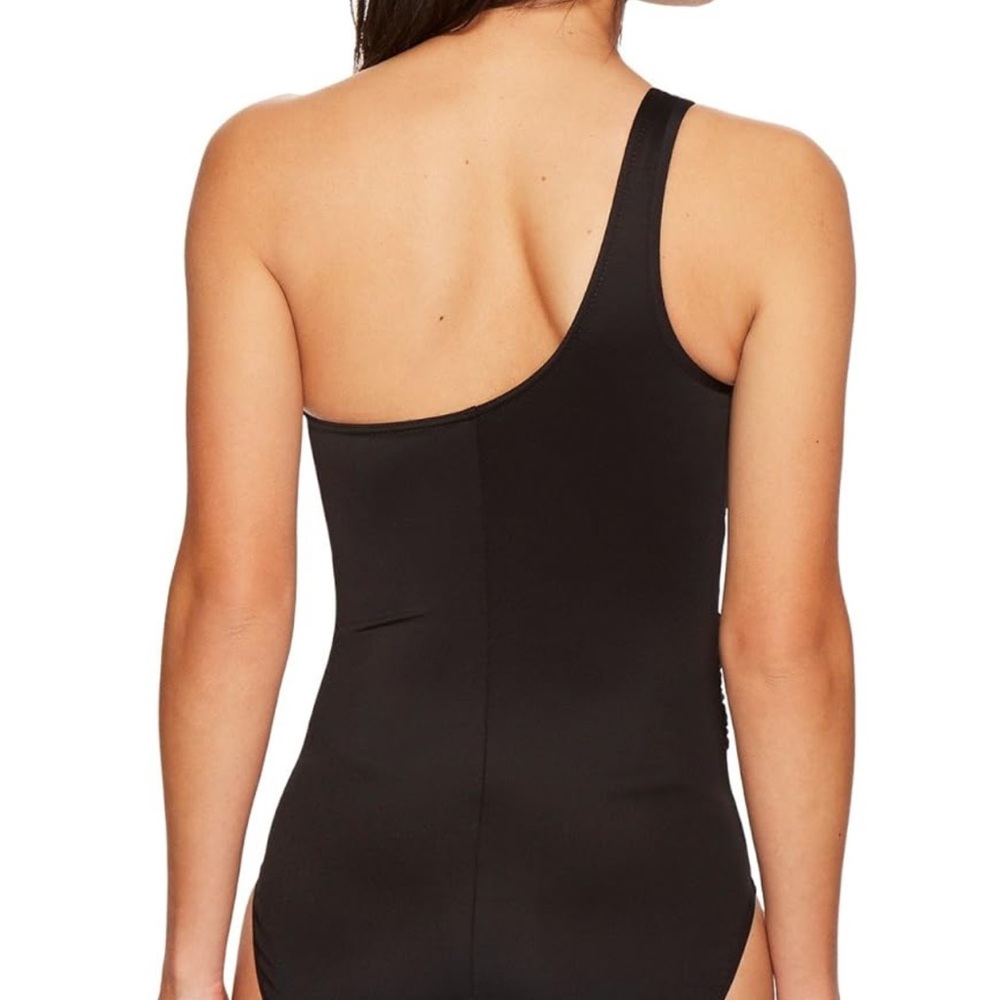 Miraclesuit one shoulder swimsuit - Picture 4 of 8
